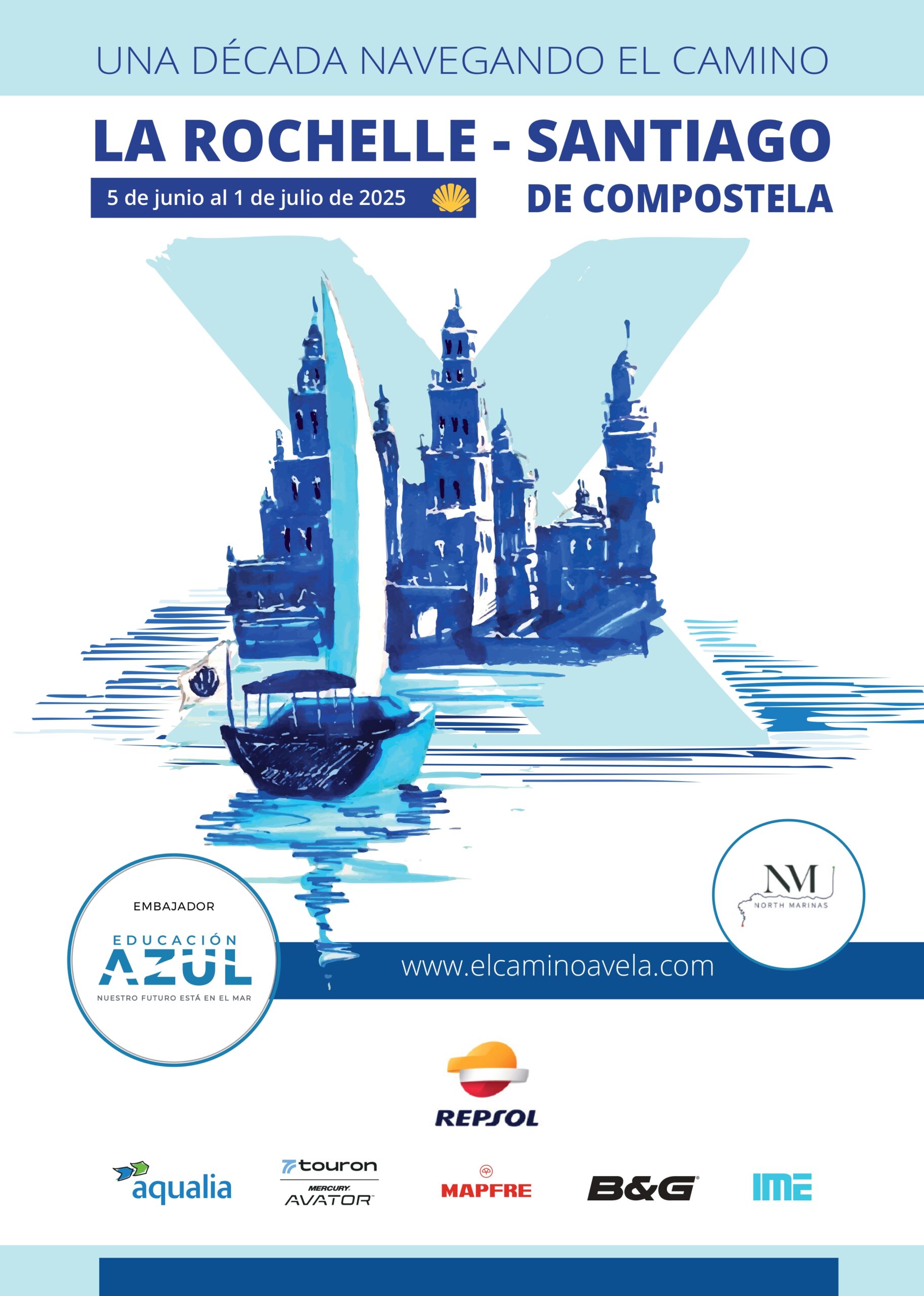 La Rochelle – Santiago de Compostela